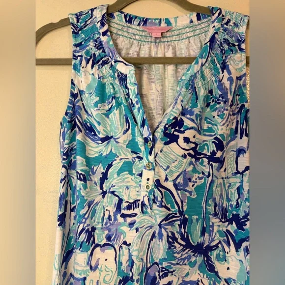 blue floral ruffle maxi dress Blue and White Floral Layered Ruffle Maxi Dress L